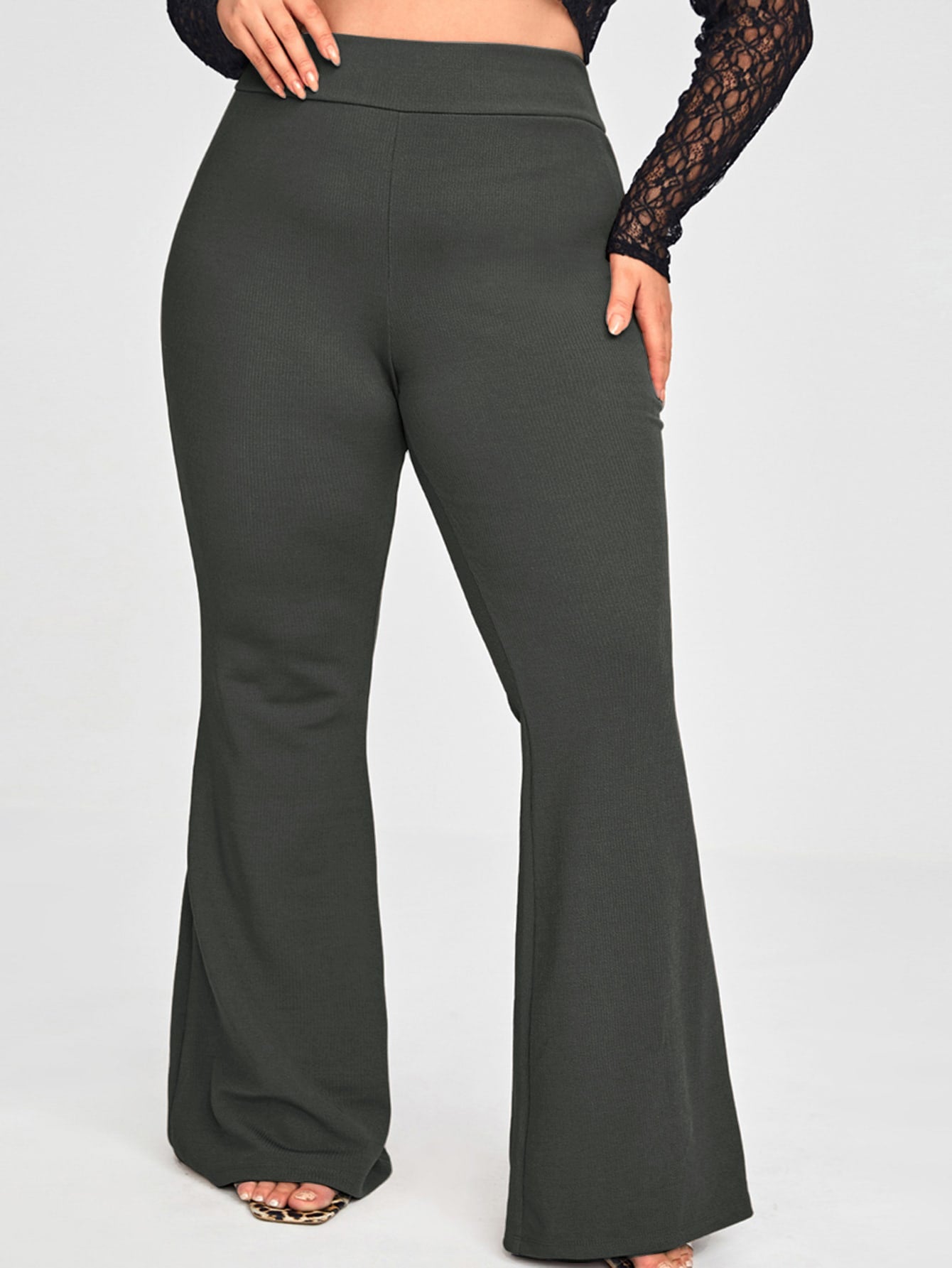 Tall Adriana Flare Pant - Heather Grey | Fashion Nova, Pants | Fashion Nova