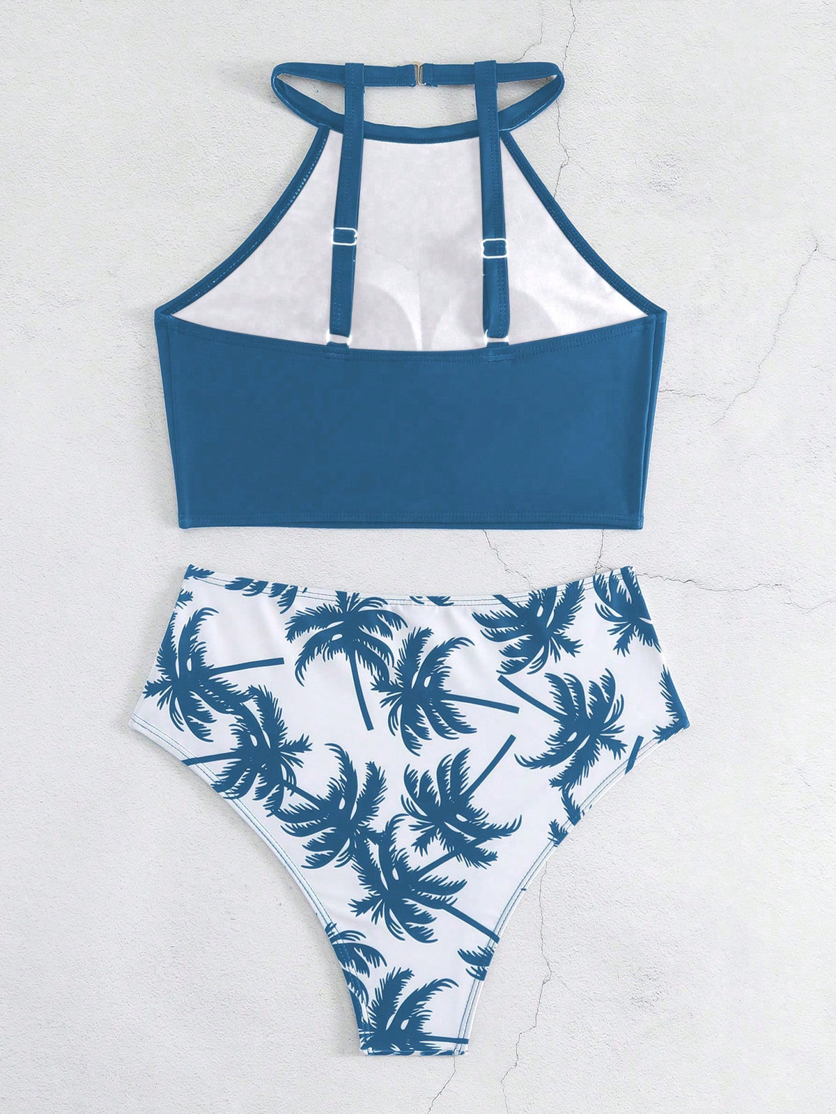 Bikini Set With Coconut Tree Print