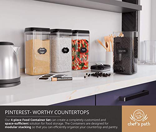 Chef's Path Airtight Food Storage Containers Set for Kitchen