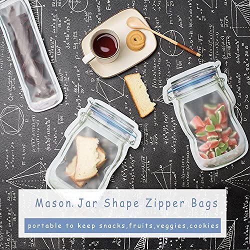 Mason Jar Zipper Bags - 